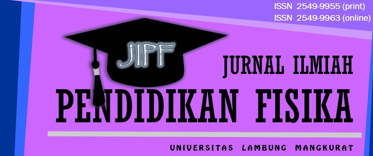 JURNAL ILMIAH PENDIDIKAN FISIKA